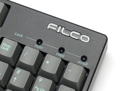 FILCO Majestouch + SGK フルサイズ 英語配列 104キー CHERRY MX 静音赤軸 PBT2色成形スカイグレーキーキャップ搭載 赤キーロック3個付 FKBN104MPS/NSG3GMB-RKL の商品画像 2