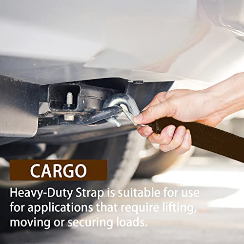 Image of Polyester Webbing Strap 16+Colors - 1 inch&1.5 inch&1.9 inch - 16.5 25 33 55 Yards Heavy Duty Webbing Roll, Flat Webbing Strap for Indoor&Outdoor Gear, Climbing, DIY Crafting, Repairing