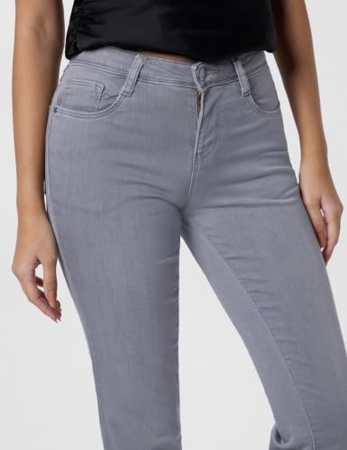 Image of KRAUS JEANS Women's Flared Fit Mid-Rise Crop Length Jeans (WFC-140)