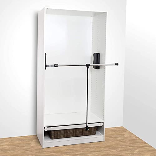 Rangement penderie réglable pour optimiser les armoires hautes - 3
