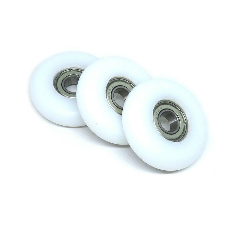 OD 38mm Rudergerät Rollen 8x38x10mm BSR69838-10 POM Ruderrad Kunststoffbeschichtete Lagerräder 8 * 38 * 10