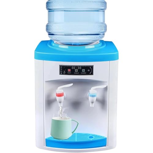 Dispensador de agua fría y caliente eléctrico 550 W para garrafas 4,5–18,9 L – compacto de mesa (sin cubo)