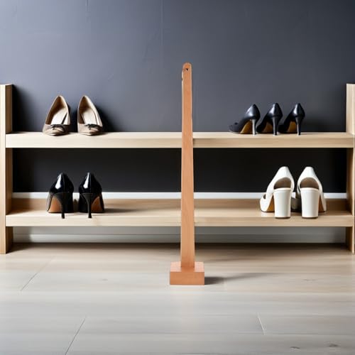 Calzador de madera de mango largo de 55cm Cabilock con soporte estable 7
