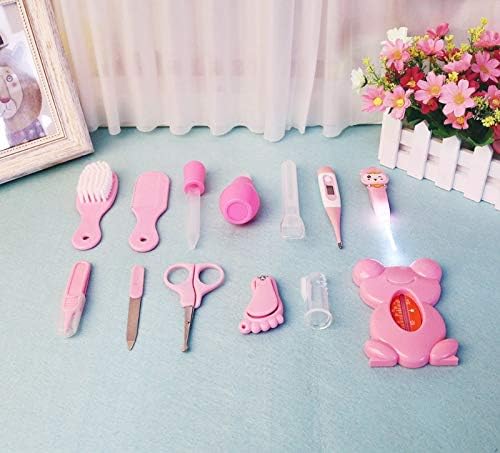 Moonvvin Babypflege Kit 13 teile/satz Neugeborenen Pflegen Set Wesentliche Healthcare Zubehör für Reisen Heimgebrauch mit Tragetasche – Bild 5