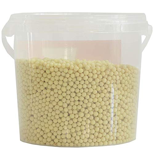 White Chocolate Crunchy Pearls - 1 pail - 2.2 lbs