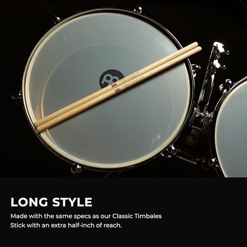 Image of Timbale Sticks Long, Pair, 1 /2 inch - American Hickory Percussion Drumsticks - MADE IN GERMANY