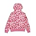 BT21 Camouflage TATA Character Unisex Zip Up Hoodie Sweatshirt Pullover for Men and Women, Indie Pink, Medium