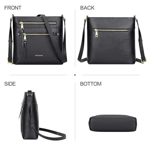 Over Earth Crossbody Bags for Women Leather Purses for Ladies with Multiple Pockets3