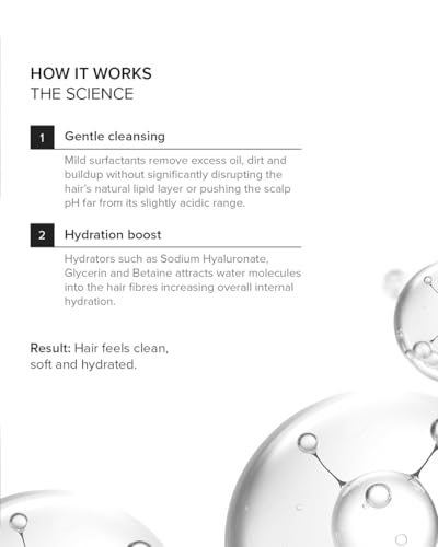 Image of Minimalist Hydrating Shampoo for Dry & Frizzy Hair | Hyaluronic Acid + Tamarind + Betaine | Deep Moisture, Soft & Smooth Hair | Sulfate-Free Daily Use | 7.3% Hydration Complex | 250 ml