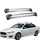 Coche Barras de Techo para Ford Falcon FG X 4dr Sedan DEC 2008 2009-2020, Aluminio Bloqueable Portaequipajes Carga Transporte Bacas de Techo Exteriores Accesorios