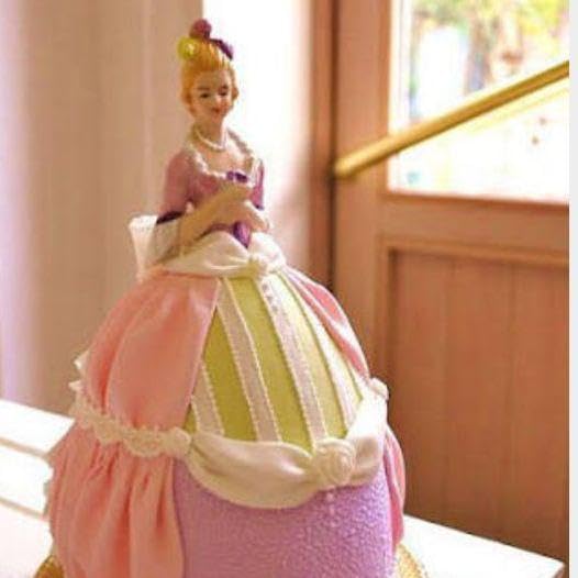 Amazon.co.jp: ドールケーキ スカートケーキ ドールピック 陶器製