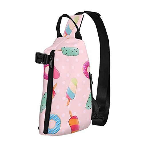 Sac à dos crème glacée colorée ergonomique pour éviter le mal de dos