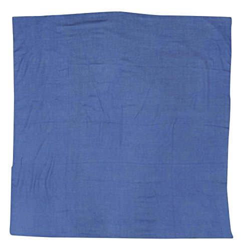 ibaexports Neck Solid Scarves Women Fashion Wrap Light Weight Stole Cotton Square Scarf 40" x 40" Inches4