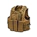 Produktbild HYZH Tactical Weste, Military Weste mit MOLLE-System, Multifunktional Taktische Einsatzweste, wasserdichte Tactical Vest für CS Spiele militärisch Fans Outdoor Wandern