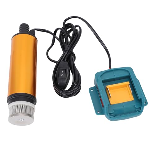 Jeffergarden Bomba Sumergible de Aceite de Agua, Aleación de Aluminio, Bomba Portátil de 120 W con Cable de 16,4 Pies para Piscinas, Sótanos y Jardines