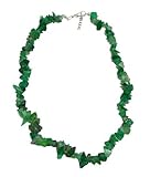  Natural & Books : Collier Aventurine Baroque EXTRA - 42/47 cm - pierres Naturelles - Lithotherapie : Harmonie Ð Chance