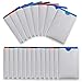 NATUCE 25 Pezzi RFID Blocking Sleeve, Custodie Anti-RFID, Protezione Carte di Credito Contactless (Argento)