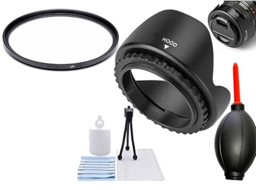 67MM UV Filter + Reversible Lens Hood for Tamron SP 17-50mm f/2.8 Di II LD Aspherical [IF] Lens