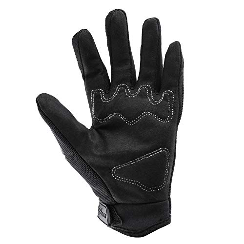 Typhoon Youth Glove & Goggle Combo Motocross Offroad Atv Mx Dirt Bike - Black - Large #TOP5