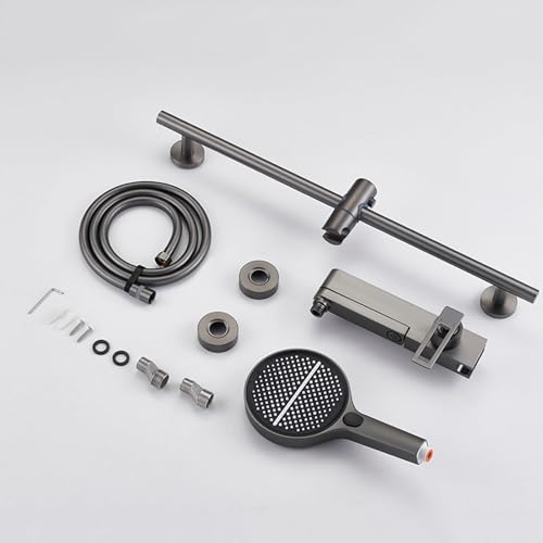 Mitigeur bain douche mural avec bec pivotant à 360° et commande à levier chrome LWX - 2