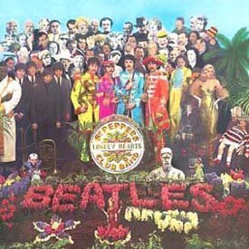 Beatles Sgt. Pepper LP cover steel wall sign (fd)