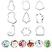 Gsyamh Formine Biscotti Natalizie Set Tagliabiscotti Natalizi Set Strumenti per Cuocere Fondente Natale Tagliabiscotti Cottura Accessori Cucina per Riunioni Famiglia, FESTIVITÀ per Preparare Biscotti
