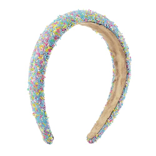 scicent Women's Fashion Headbands Rhinestone Hairband Handmade Baroque Crystal Soft Padded Head Band Bridal Elegant Wedding Wide Hairbands 16614 - Image 3