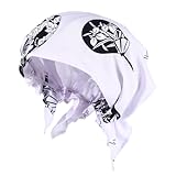 Hemobllo Dekorative Elastische Kochmütze aus Stoff im Japanischen Stil Universelle Küchenmütze für Herren und Damen Strapazierfähige Restaurant Haube für Küche Grill und Konditorei