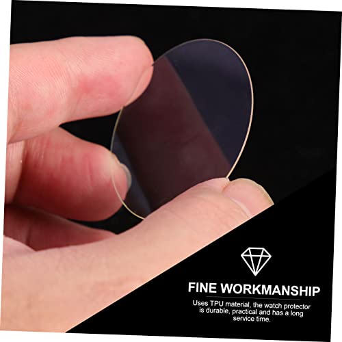 BESTonZON Watch Screen Accessory 6pcs Watch Film Tempered Glass Protection Cap Wear-resistant Watch Film
