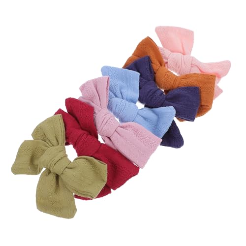 Pinces à cheveux tissu style vintage lot de 14 barrettes nœud pour fille