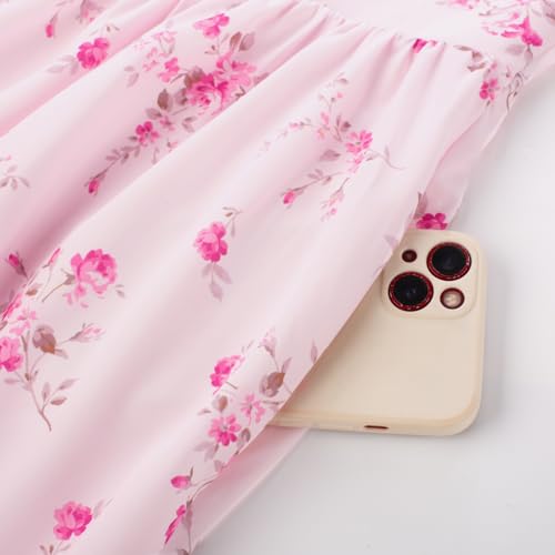 Image of Scarlet Darkness Women's Floral Midi Dress Corset Sundresses 2026 Summer Spring Vacation Milkmaid Dresses