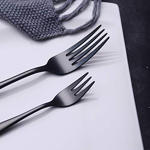 Velaze Bestekset, eersteklas bestek van roestvrij staal, inclusief eetlepels, dinervorken, dinermessen, taartvorken en… - Image 8