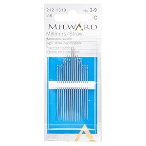 MILWARD Riet/Milliners Hand Naainaalden, Zilver, Nos.3-9