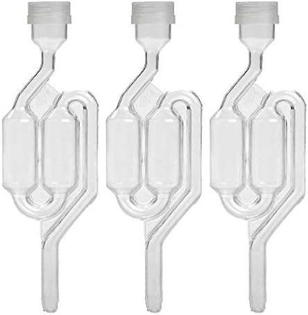 Home Brew Ohio Twin Bubble Airlock Set de 3