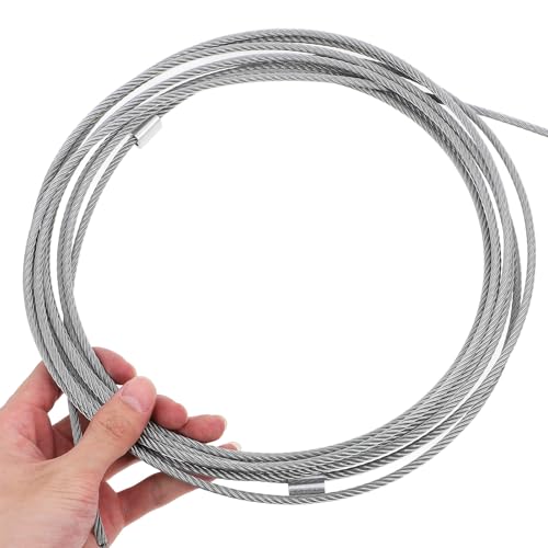 Cable de alambre resistente Zerodeko de 6m para ajuste de puertas de garaje 3