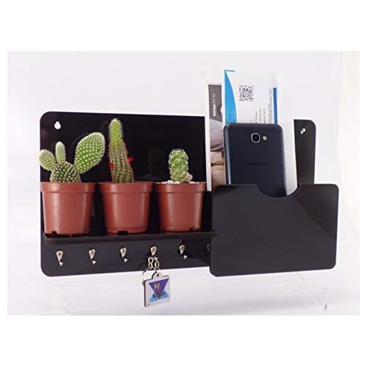 Porta Chaves Carta E Organizador Decorativo