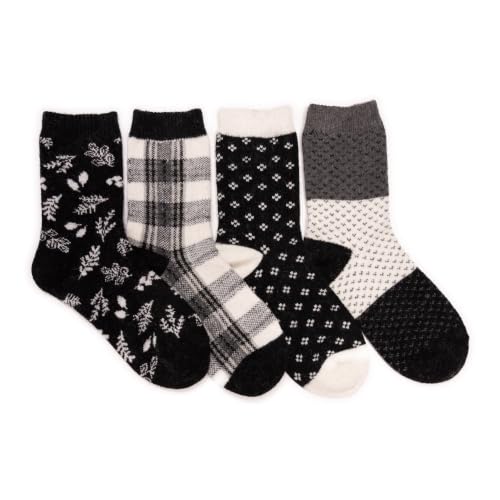 Image of MUK LUKS Women's Holiday 4 Pair Pack Socks