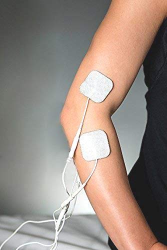 Santamedical Tens Unit Replacement Pads 2X2 40 Pcs Premium Reusable Electrode Pads - Self Adhesive Electro Therapy Patches For Electrical Stimulation - Non Irritating Stim Pads Design #TOP6