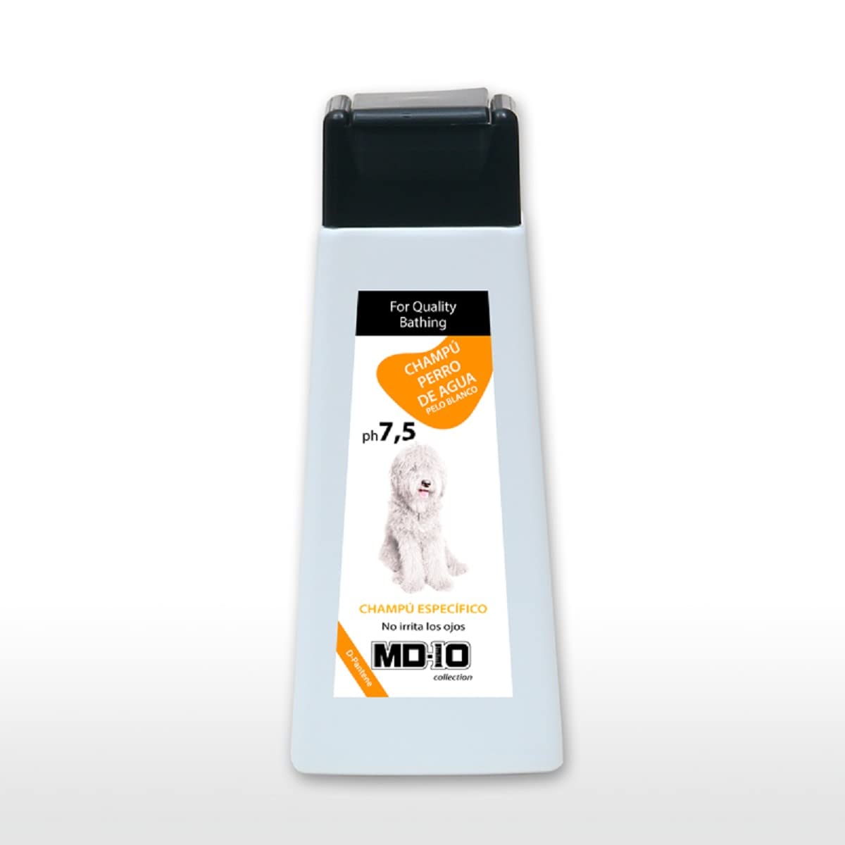 MD-10 COLLECTION Champú Perro de Agua para Pelo Blanco (300 ML)