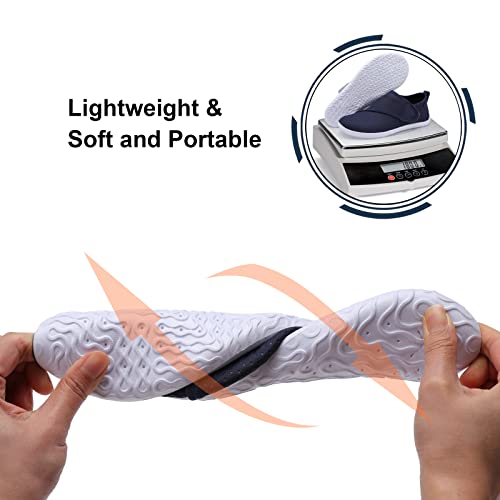 Womens And Mens Water Shoes Breathable Quick Dry Soft Barefoot Aqua Socks For Hiking Swim Beach Surf Yoga Sport 8-9 Women Women/6.5-7 Men #TOP5