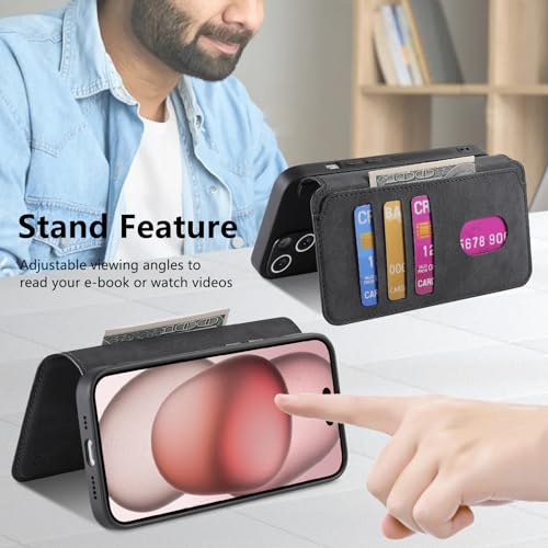 Étui portefeuille iPhone 17 Pro cuir clapet protection intégrale