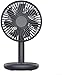 ZHZHUANG Ventilatore da Tavolo Usb, Portatile Home Desk Fan Air Circulator a Quattro Velocità Rimovibile Tavolo Silenzioso Silenzioso, per Ufficio Dormitorio per Studenti Di Casa,Nero