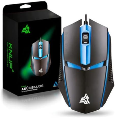 Mouse Gamer USB Óptico 1200 DPI com LED RGB, Design Ergonômico Ul...