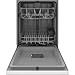 GE GDF535PGRWW 55 dBA White Front Control Dishwasher