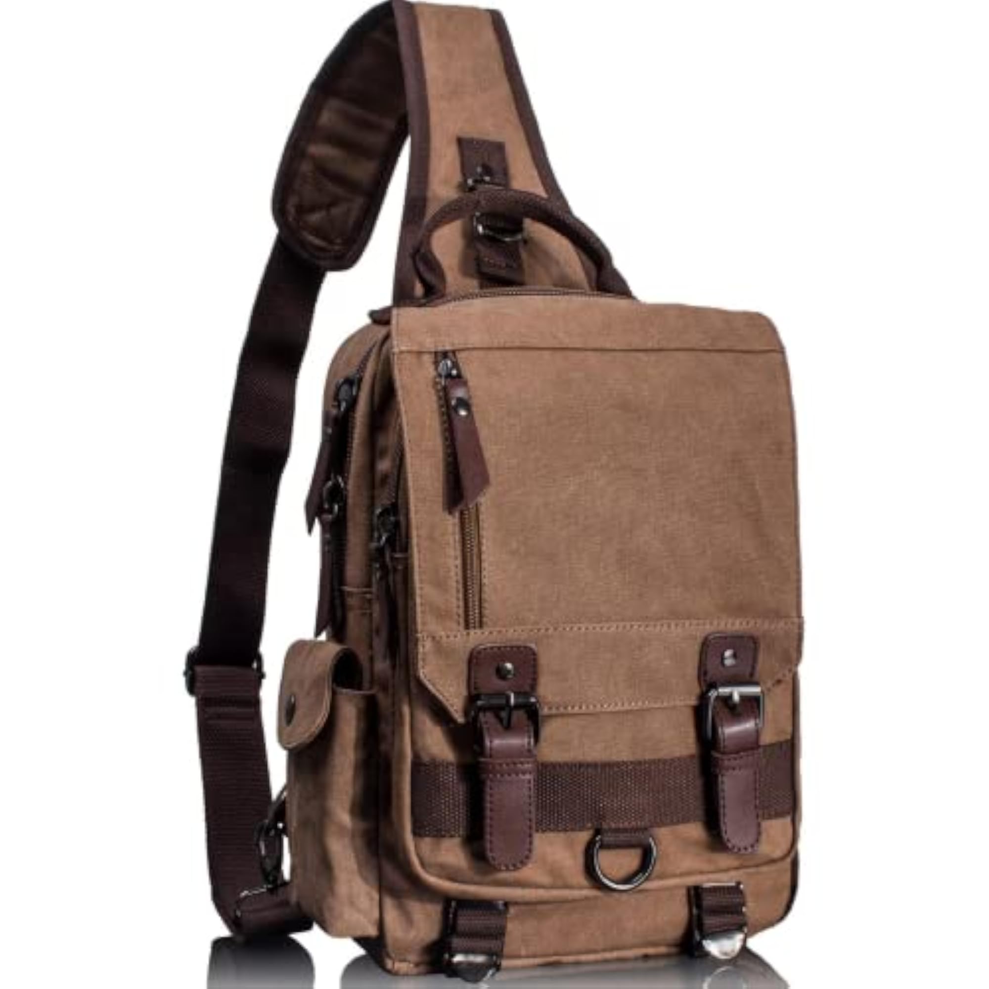 Canvas One Strap Sling Cross Body Messenger Bag