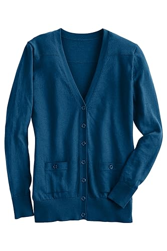 Image of Fair Indigo Fair Trade Organic Boyfriend Cardigan