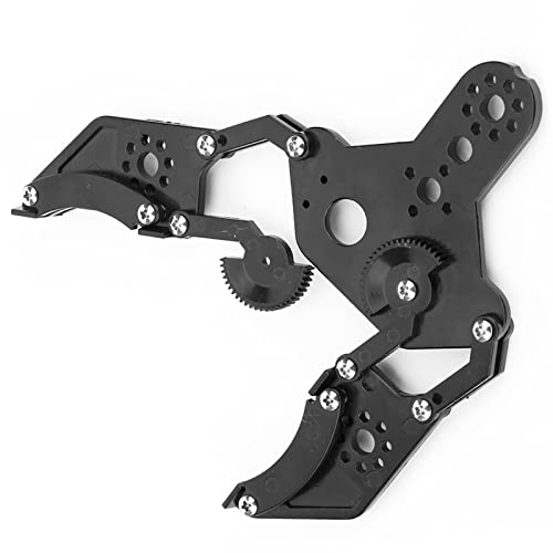 Hilitand Robot Gripper Claw Kit, Industrial Gripper Set Curved and Flat Detachable Rails 85mm Opening3
