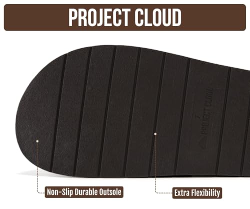 Image of Project Cloud 100% Genuine Leather Womens Clogs - Plush & Soft Insole with Arch Support Non Slip Mules & Clogs for Women Footwear - Water Resistant Women Shoes (Foamy)