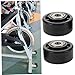 SUPVOX 2pcs Fitness Accessory Plastic Roller Wheels for Gym Treadmill Wheel Exercise Replacement Gym Equipment Part