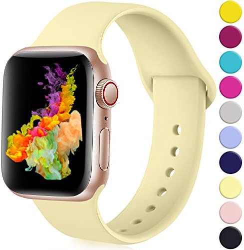Rabini Compatible with Apple Watch Band 40mm 38mm 44mm 42mm for Women Men, Replacement Accessory Sport Band for Apple/iWatch Series 5, Series 4, Series 3, Series 2, Series 1